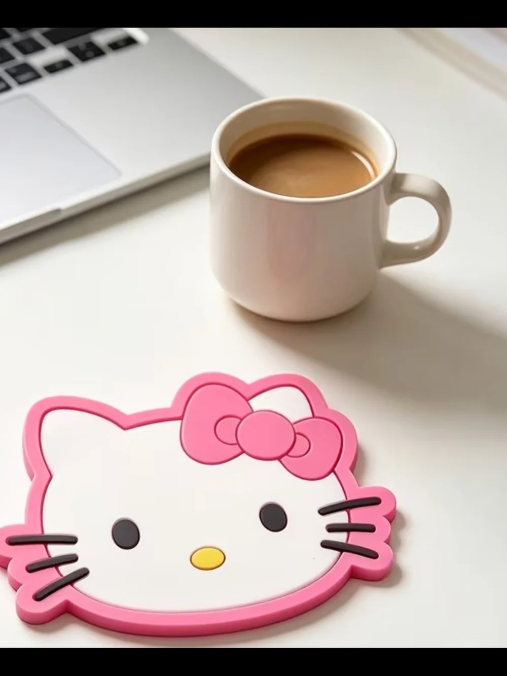 Pink Hello Kitty Silicone Cup Mat - Kids Accessories